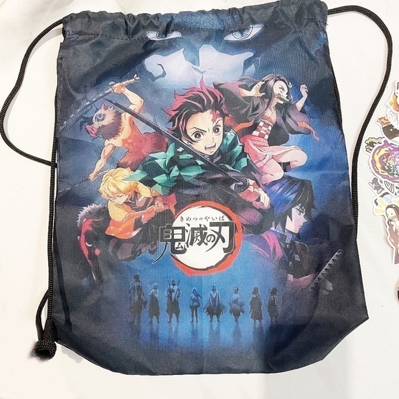 Demon Slayer Anime Merch Backpack 💙 - Picture 2 of 3